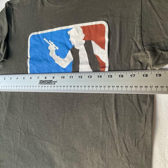 Graphic Lab Tees Men’s Short Sleeve T-shirt size M, Gray, Scoundrel - Picture 3 of 7